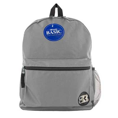 Basic 16″ Gray Backpack