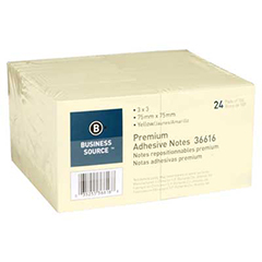 Yellow Repositionable Adhesive Notes