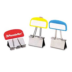 PileSmart Binder Label Clip - 1/4