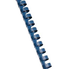 Plastic Binding Combs, Round Back, 5/8-Inch, 120-Sheet Capacity, Navy