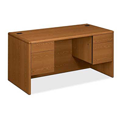 DESK,60X30,DOUBLE PEDESTAL,MED