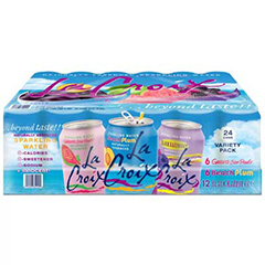 La Croix Black Razz Berry Sparkling Water Variety Pack