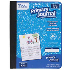 Primary Journal, Half Page Ruled, Grades K-2