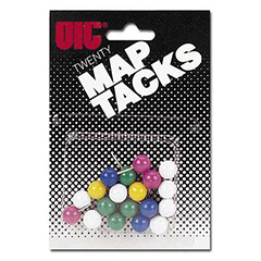 Map Tacks, Assorted