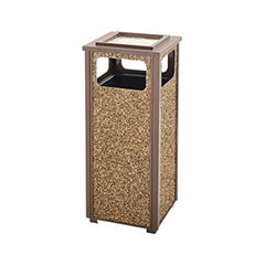 Aspen Series Decorative Outdoor Waste Container
