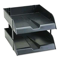 Double Desk Tray with Riser