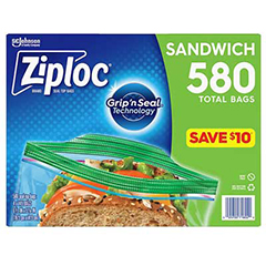 Easy-Open Tab Sandwich Bags (580 ct.)